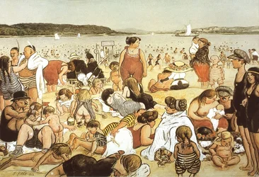 Vie de plage berlinoise 1912